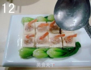 Spring Lettuce "fresh Shrimp Stuffed Tofu" recipe