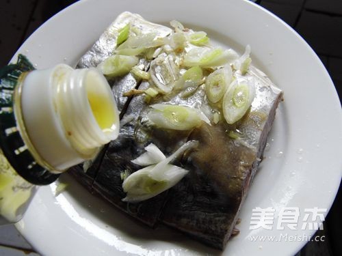 Steamed Dried Spanish Mackerel with Hot Pepper recipe