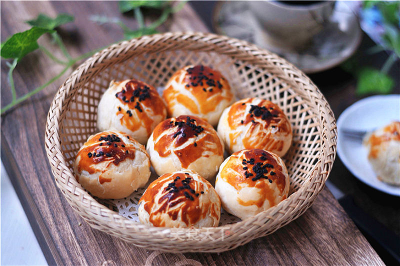 #四session Baking Contest and is Love to Eat Festival#purple Sweet Potato Egg Yolk Crisp recipe