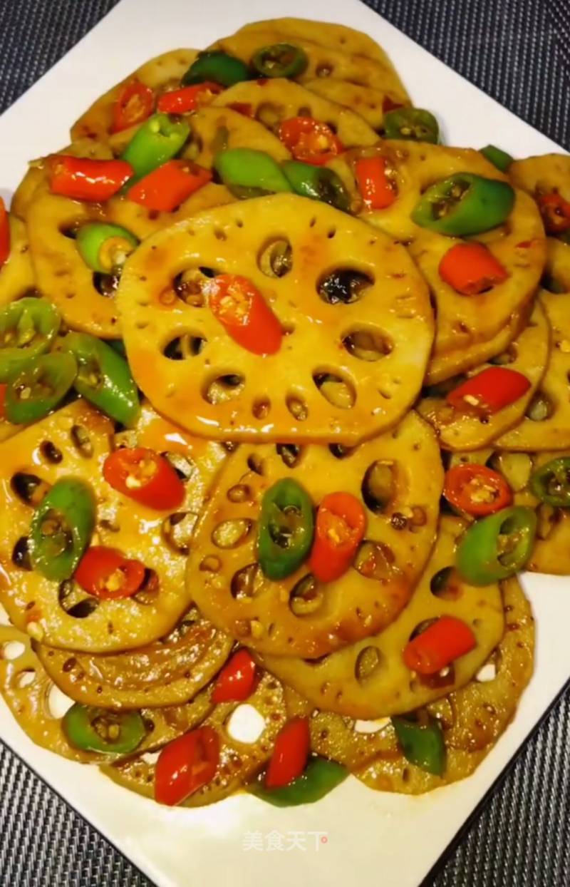 Spicy Lotus Root Slices recipe