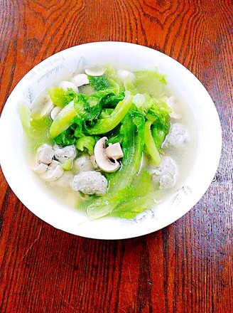 Seasonal Vegetable Fish Ball Soup