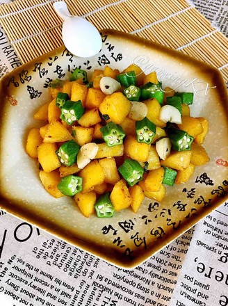 Potatoes with Okra recipe