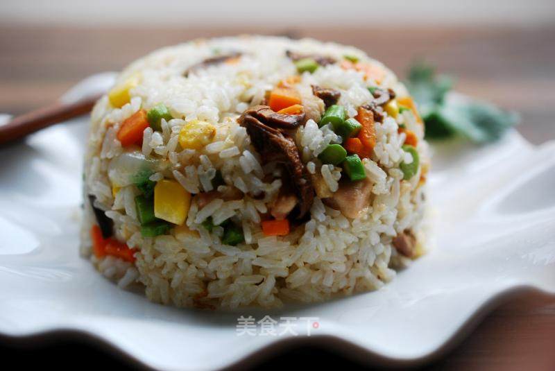 Star-rated Fried Rice with Wild Porcini Mushrooms recipe