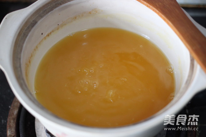 【winter Melon Strips with Orange Juice】 recipe