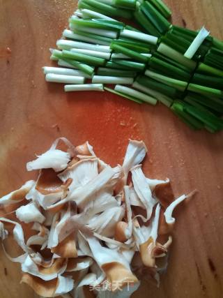 Leek Pork Belly Mushroom recipe