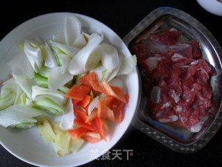 Lamb with Scallions and Oyster Sauce recipe