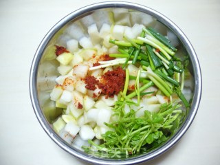 Simple and Simple to Make ---------korean Spicy Radish Cubes recipe