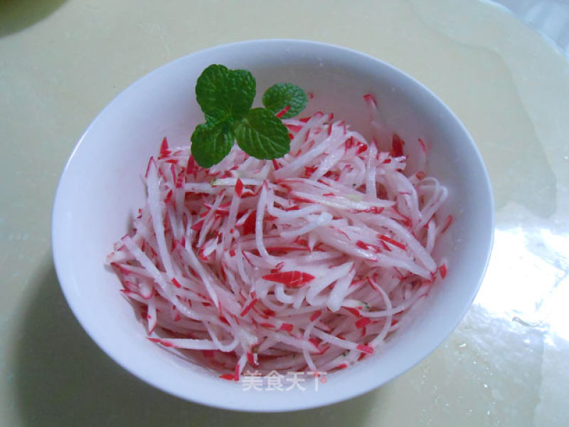 Cool and Refreshing Side Dishes-sweet and Sour Small Water Radish recipe