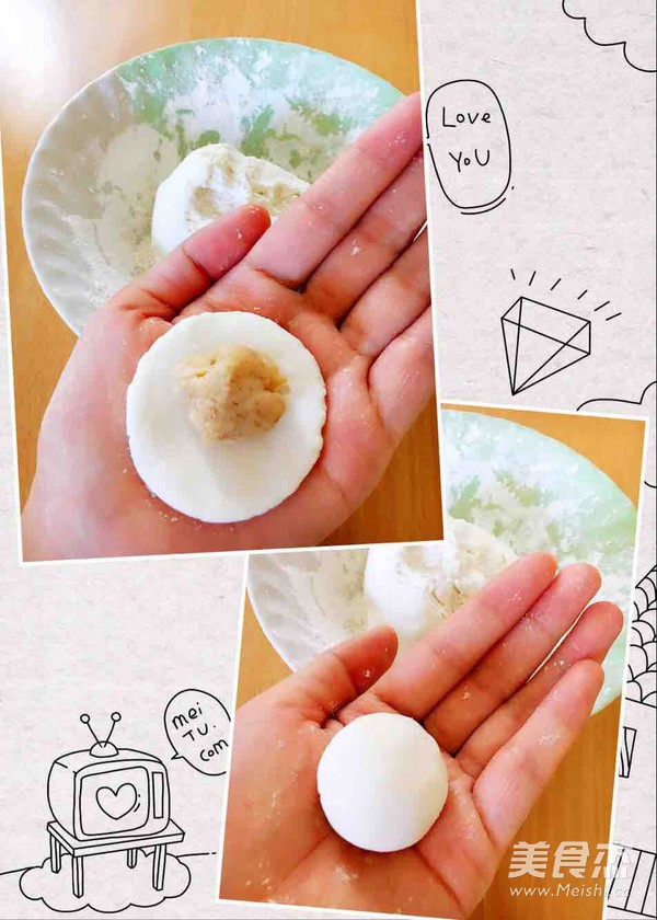 Red Bean Glutinous Rice Balls recipe