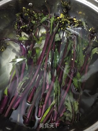 Stir-fried Red Cabbage Moss recipe