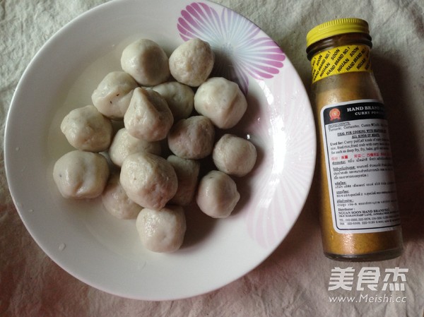 Easy Curry Fish Ball recipe