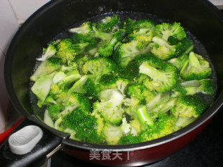 Mustard Broccoli Mix with Egg Peel recipe