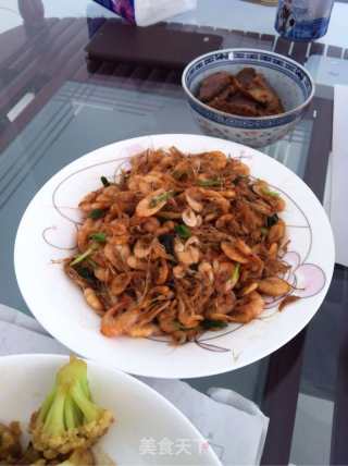 Stir-fried Small Sea Prawns recipe