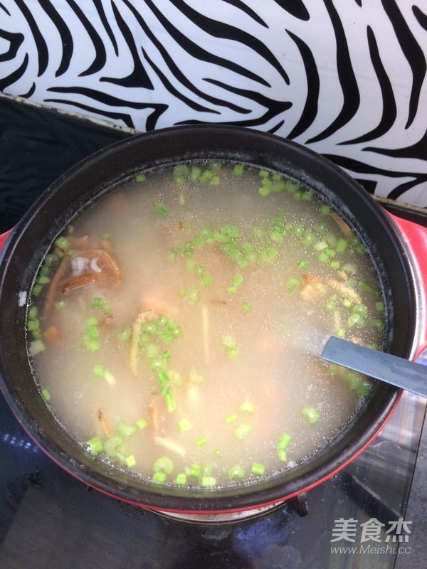 Clam and Shrimp Seafood Congee recipe