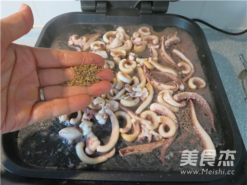 Squid Teppanyaki recipe