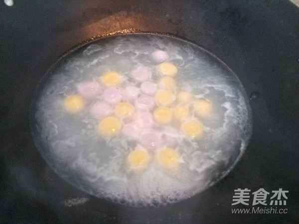 Two-color Glutinous Rice Balls recipe
