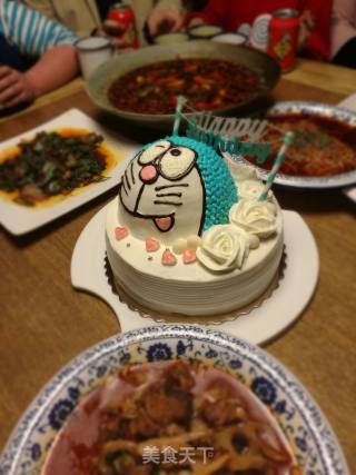 Doraemon Cake recipe