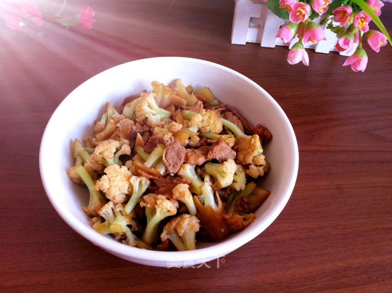 Cauliflower Fried Pork recipe