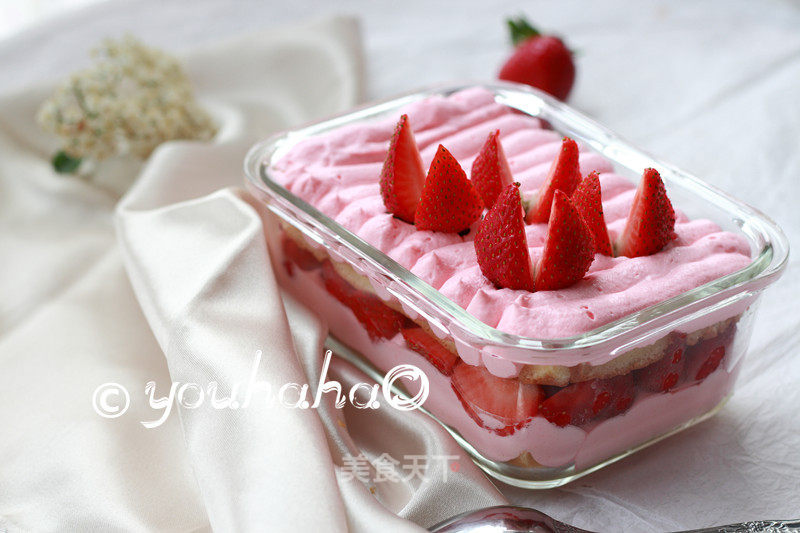 #aca烤明星大赛#strawberry Box Cake