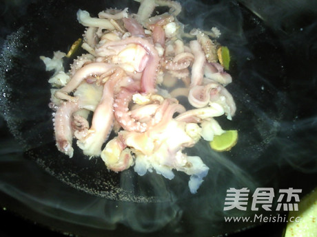 Pan-fried Squid Silk recipe