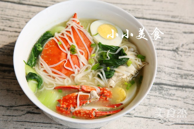 Sea Crab Noodle Soup: Delicious recipe