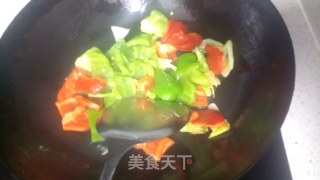 Stir-fried Green and Red Peppers recipe