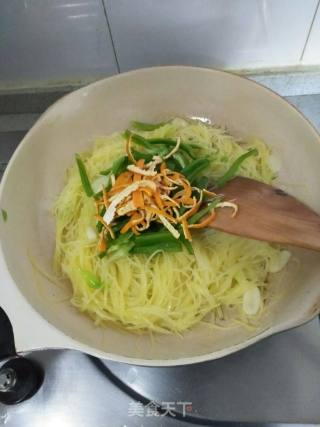 Orange Peel Potato Shreds recipe