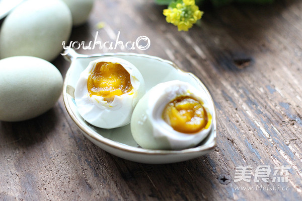 Homemade Salted Duck Eggs recipe