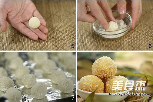 Egg White Coconut Balls recipe