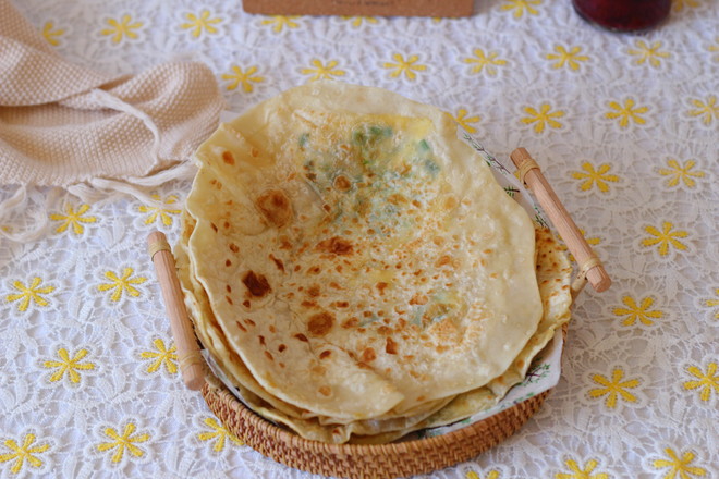 Scallion Oil Egg Filling Cake recipe