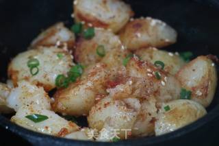 Pan-fried Spicy Potatoes recipe