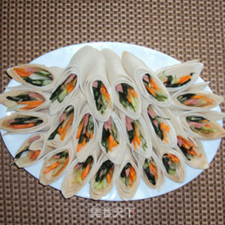 Tofu Skin Vegetable Rolls recipe