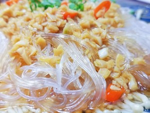 Garlic Vermicelli Enoki Mushroom recipe