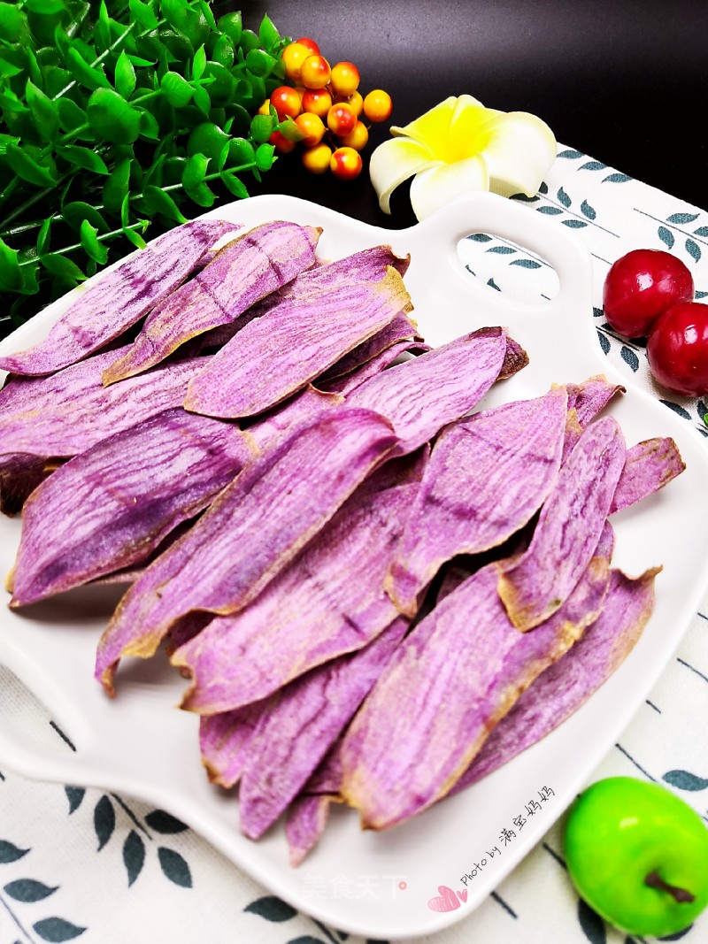 Roasted Purple Potato Chips recipe