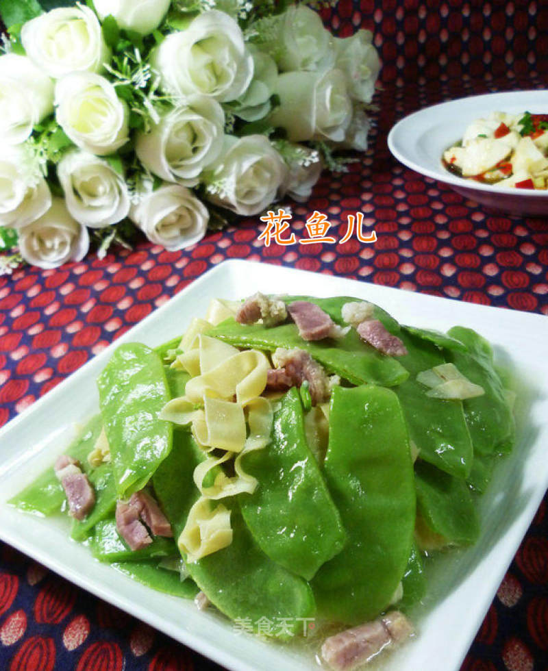 Stir-fried Lentils with Bacon Thousands recipe