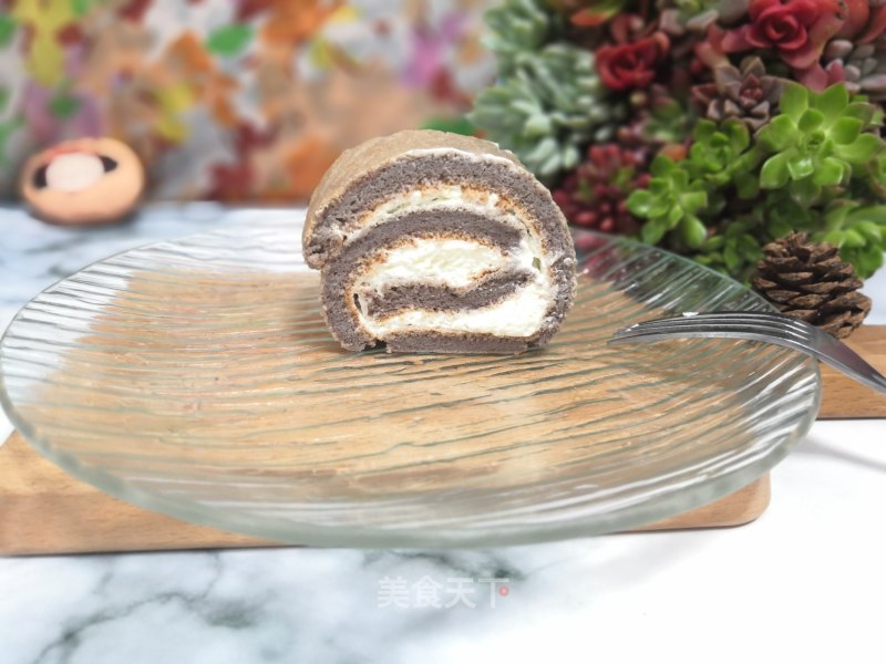 Purple Sweet Potato Cake Roll recipe