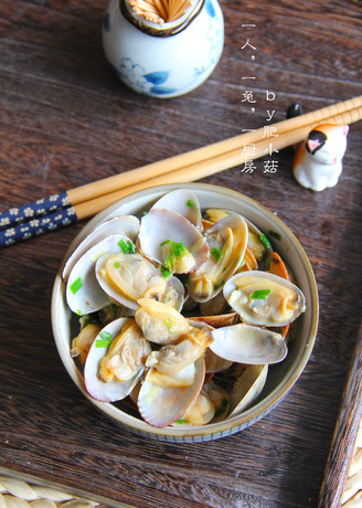 Clam with Green Onion and Ginger recipe