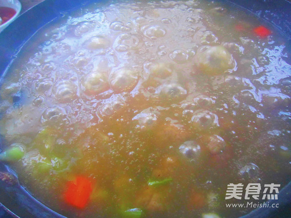 Xi'an Famous Snack Meatball Hu Spicy Soup recipe
