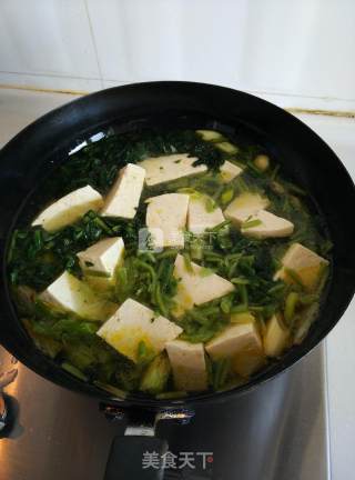 Potherb Mustard Stewed Tofu recipe