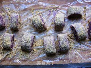 Microwave Purple Sweet Potato Donkey Rolling recipe