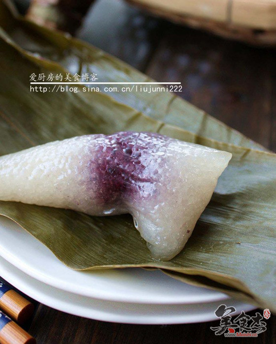 Purple Sweet Potato Crystal Rice Dumpling recipe