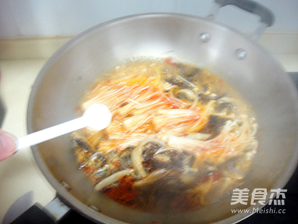 Tripe Enoki Mushroom recipe