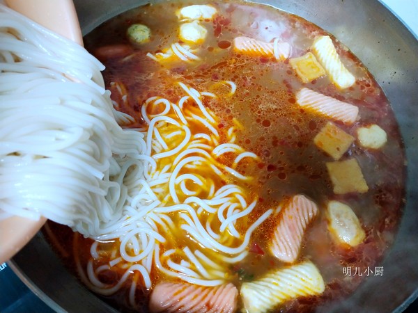 Home Cooked Rice Noodles recipe