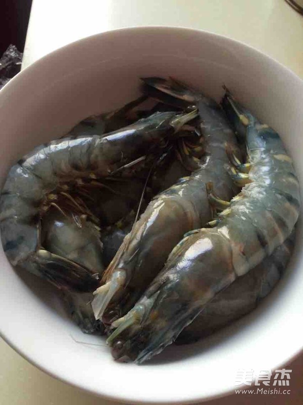 Garlic Open Back Shrimp recipe