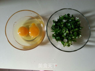 Green Garlic Sprouts and Egg Soup recipe