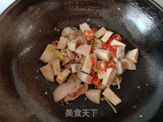 Stir-fried Pork Belly with Moldy Okara Balls recipe