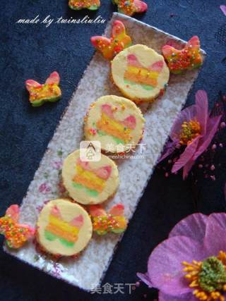 #aca烤明星大赛# Colorful Butterfly Biscuits recipe