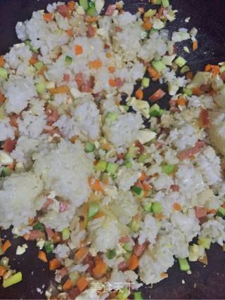 Salted Egg Fried Rice recipe