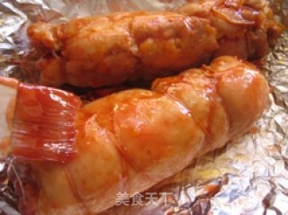 Lucky Fortune and Treasure-money Chicken Roll recipe