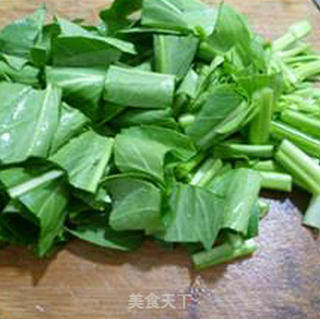 Pork Lung Stir-fried Rape Root recipe